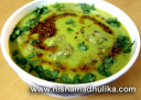हरे चने (होले) की कढ़ी – Hara Chana Curry with pakoda