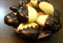 चौकलेट शोर्टब्रेड कुकीज – Chocolate dipped shortbread cookie Recipe