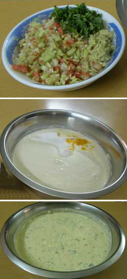 Ingredients for Handvo