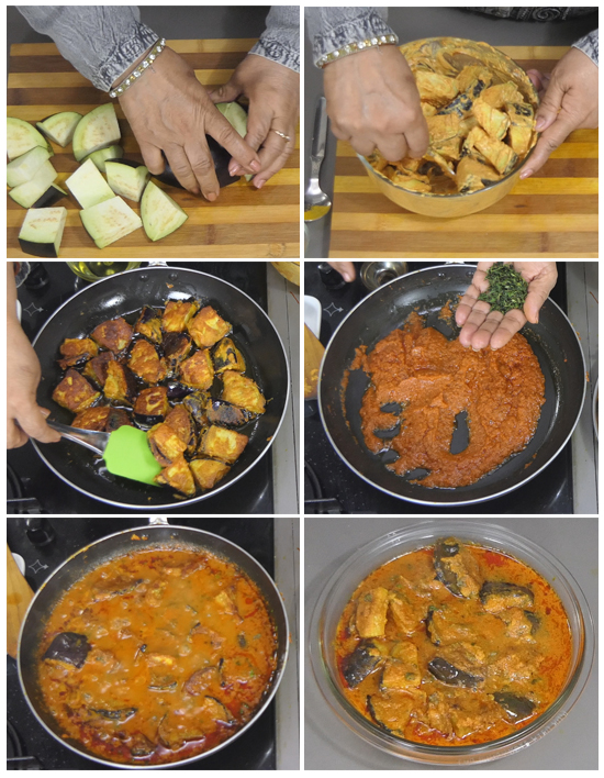Baingan Tikka curry
