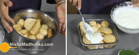 Dahi Bhalla Chaat Recipe Dahi Gujiya Chaat