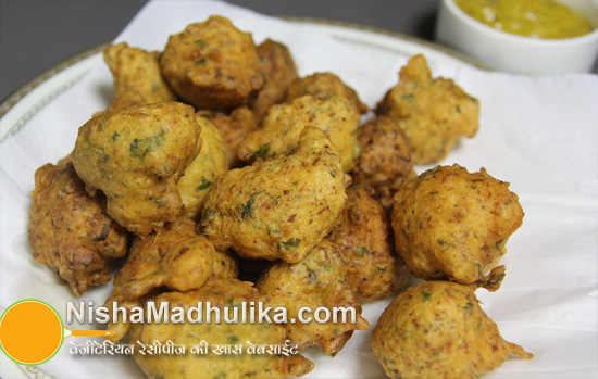 Grated Cauliflower pakoda Recipe