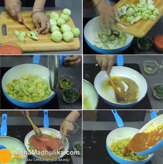 Tinda With Tomato Recipes,Tinda Masala recipe,