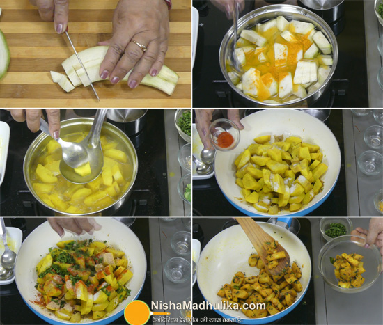 raw banana dry sabzi recipes