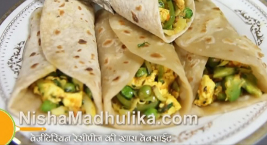 Vegetable Frankie recipe