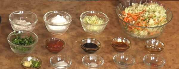 Ingredients for Veg Manchurian